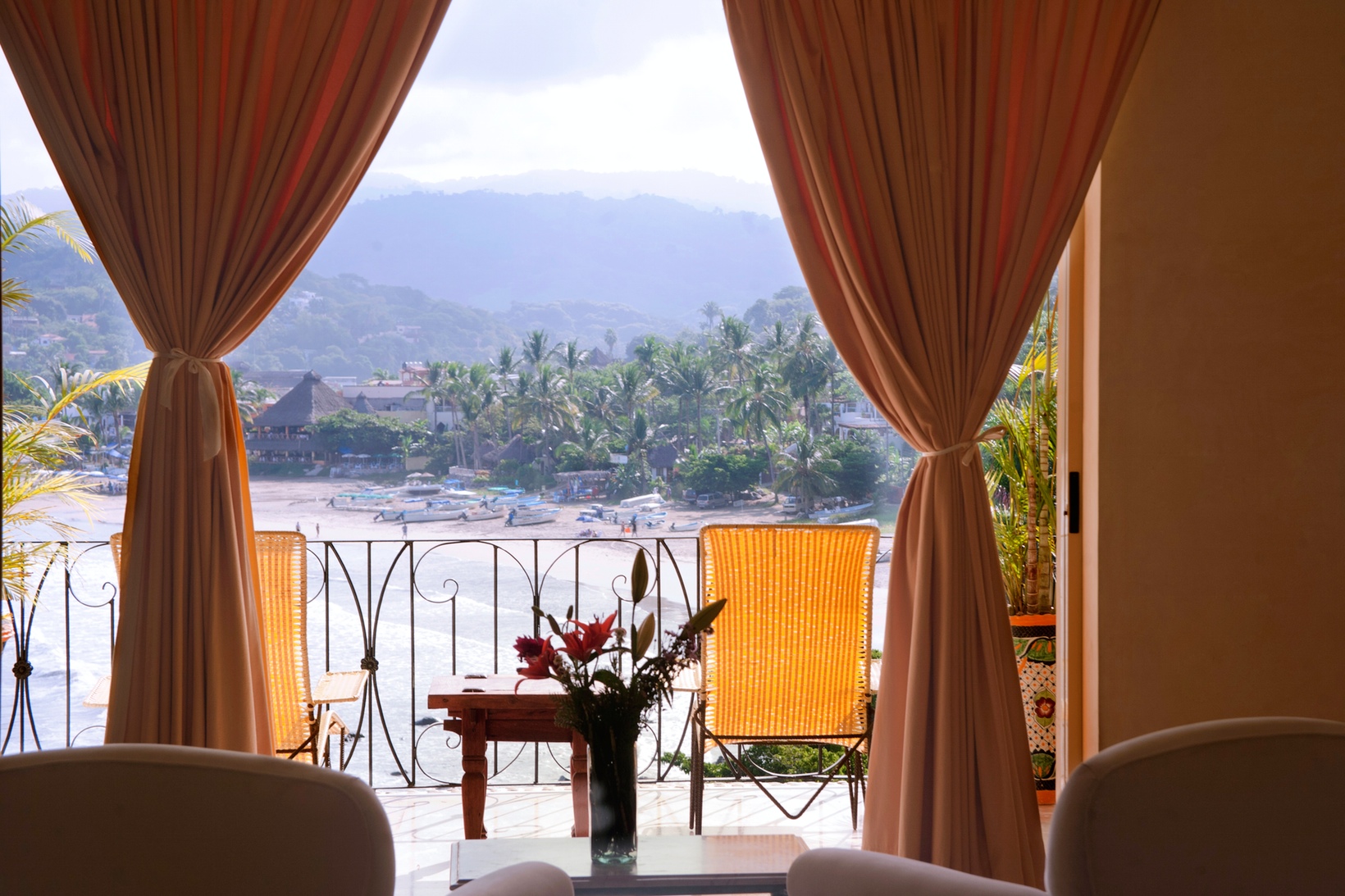 Hotelito at Amor Boutique Hotel in Sayulita Mexico. 1 bedroom ocean view luxury vacation rental.